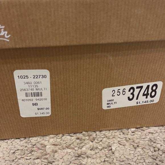 Color block Christian louboutins, worn twice! I’m very good condition. - Picture 7 of 12